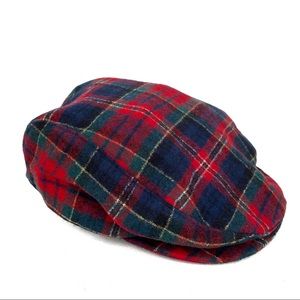 Pendleton Cabbie Newsboy Cap Hat Wool Vintage M